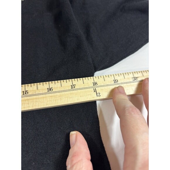 Desigual Mixed Media Sweater Black Medium Embroidered Layered Look - Picture 4 of 8